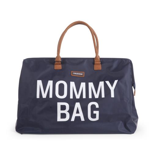 Childhome - Mommy bag groot blauw/wit