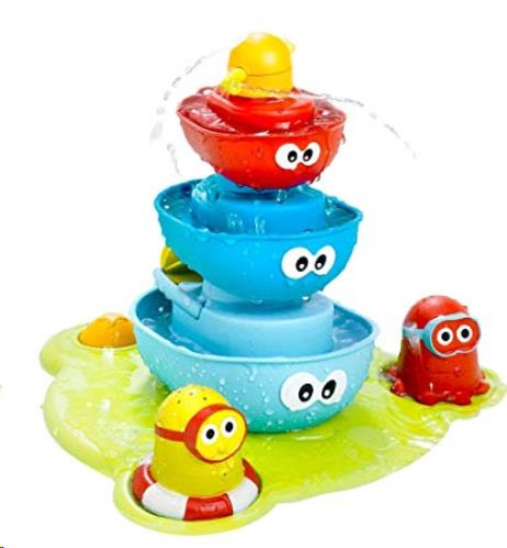 Yookidoo - Badspeelgoed - Stack'n Spray Tube Fountain