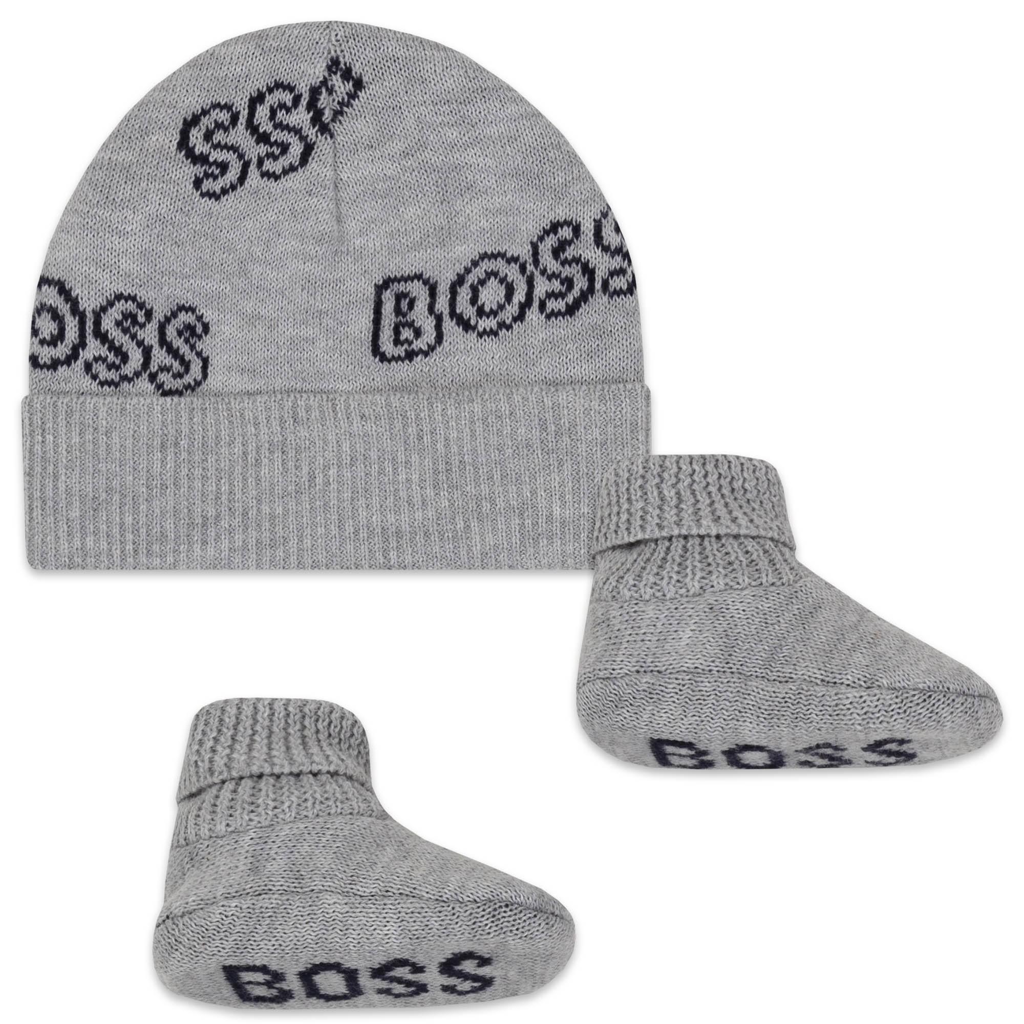 BOSS - Muts + schoenen gris chine
