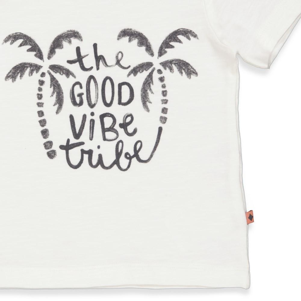 Feetje - T-shirt - good vibe tribe offwhite