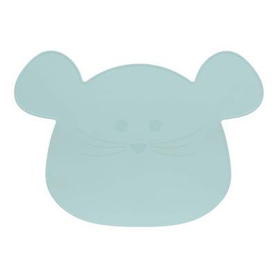 Lassig - Placemat silicone little chums mouse blue