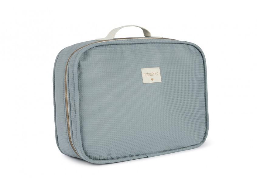 Nobodinoz - Victoria baby suitcase 36x26x11 stone blue