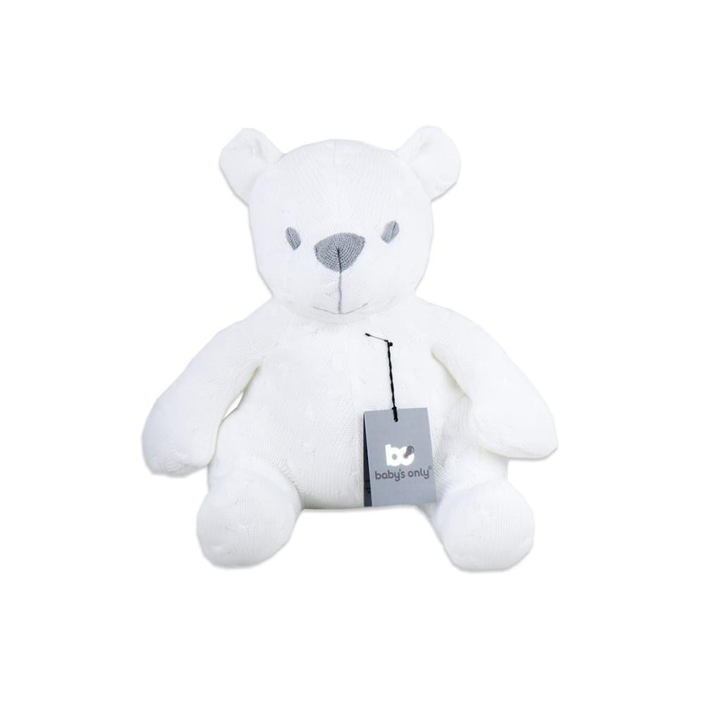 Baby's Only - Knuffelbeer Cable wit - 35 cm