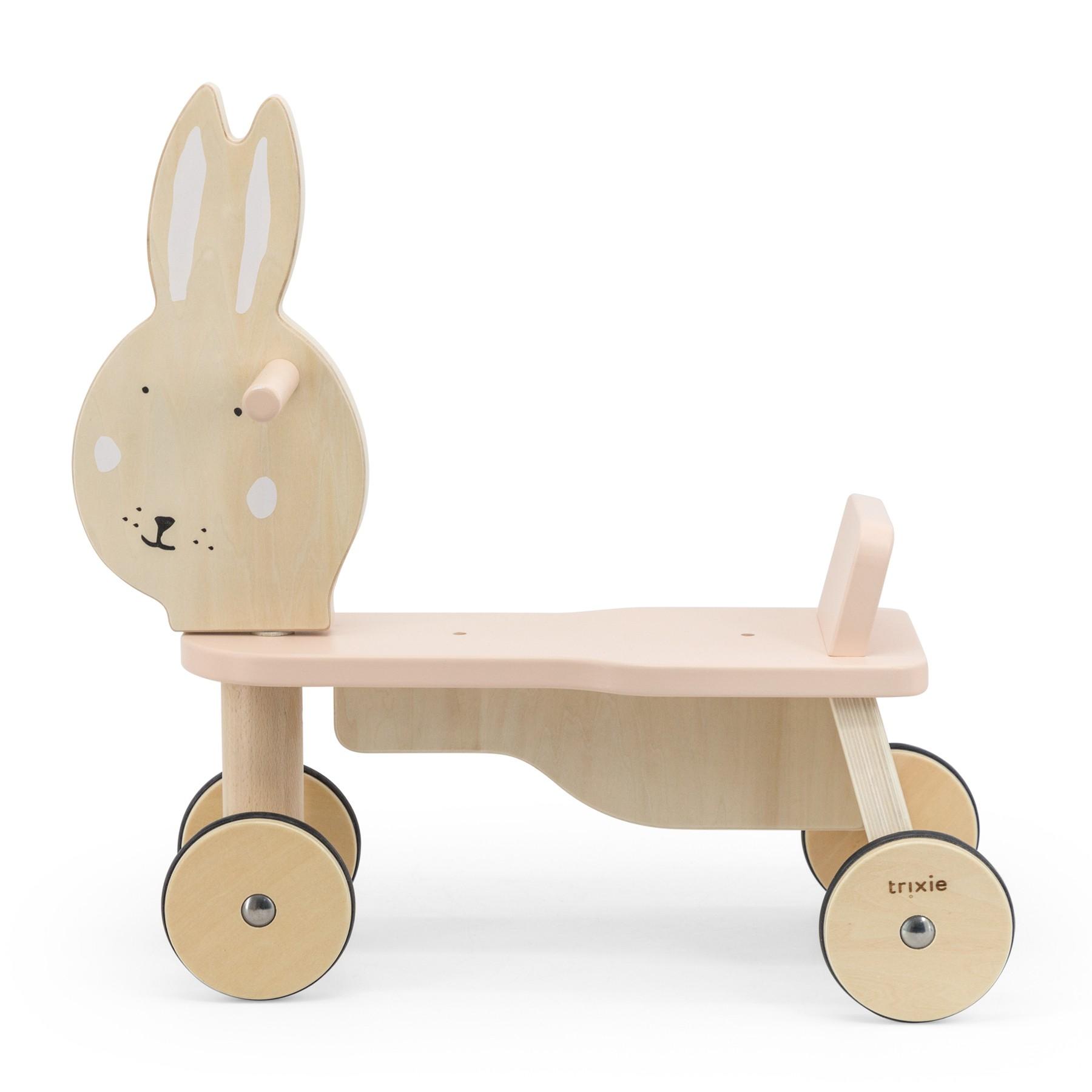 Trixie - Houten bicycle 4 wheels - mrs. rabbit