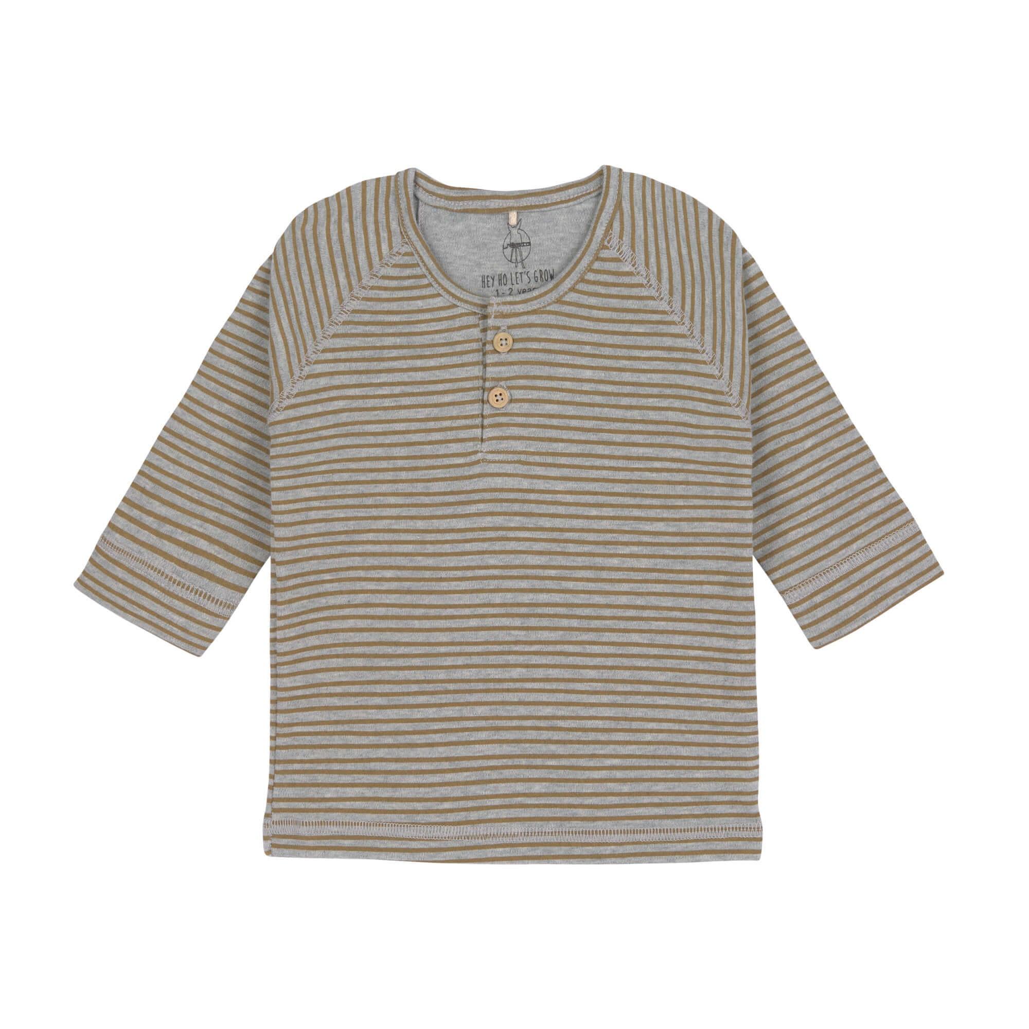 Lassig -  Lange mouwen shirt gots striped grey m�lange
