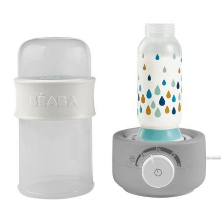 Beaba - Baby Milk Second grijs : stoomflessenverwarmer & sterilisator