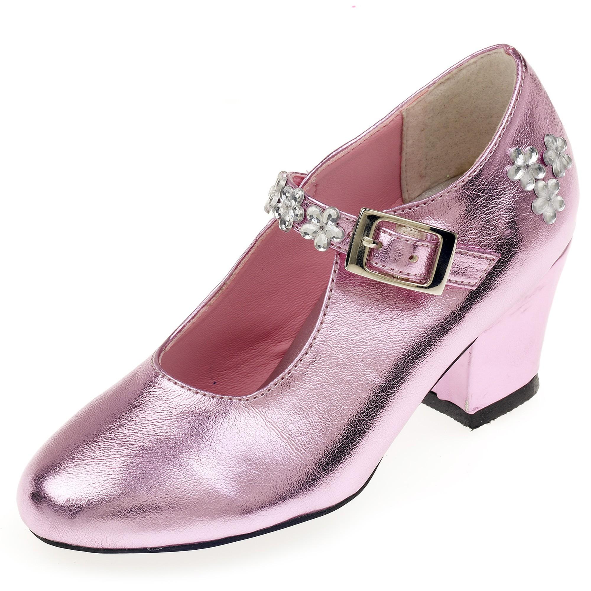 Souza - Schoentjes hoge hak Madeleine, roze metallic, mt 30 (1 paar)