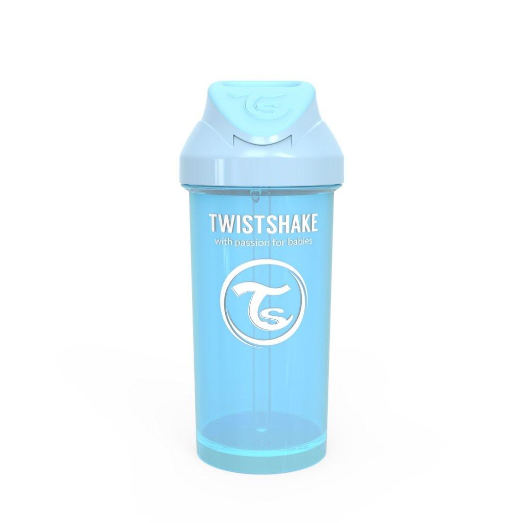 Twistshake - Straw cup 360ml pastel blauw