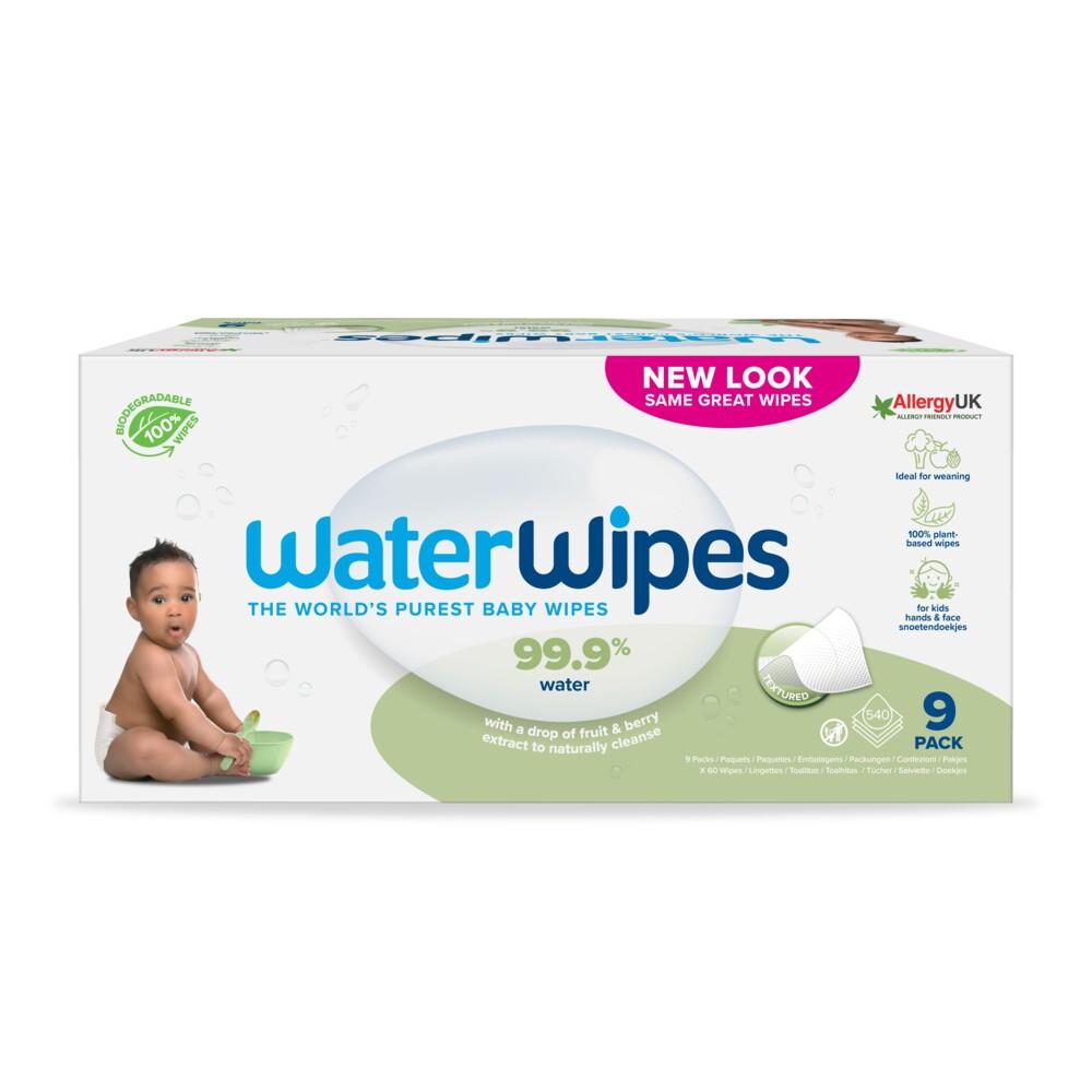 WaterWipes - WaterWipes Snoetendoek 9 x 60 pack
