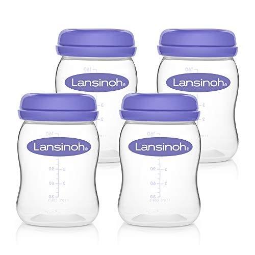 Lansinoh - Bewaarflesjes voor moedermelk 4x160ml