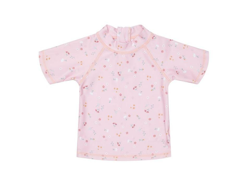 Little Dutch - Zwem T-shirt korte mouw Little Pink Flowers