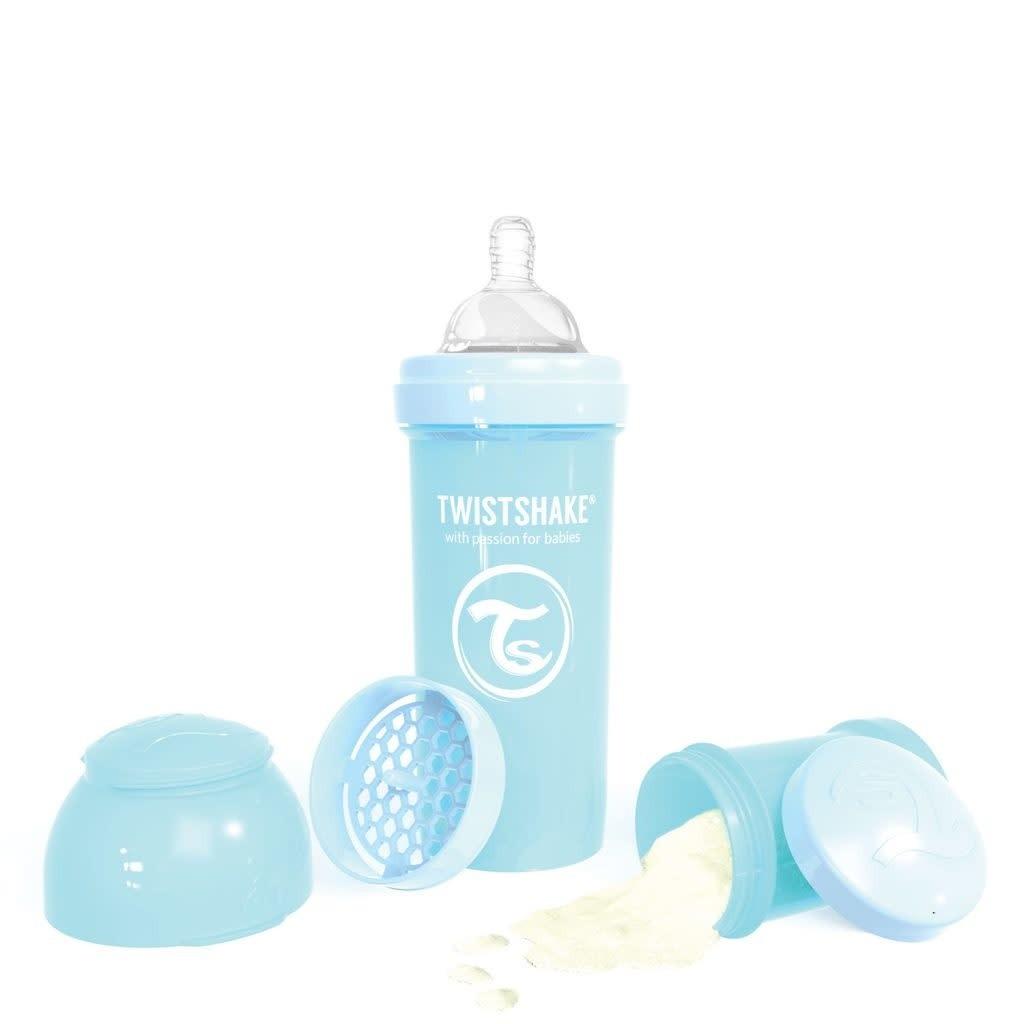 Twistshake - Fles antikoliek 260 pas.blauw